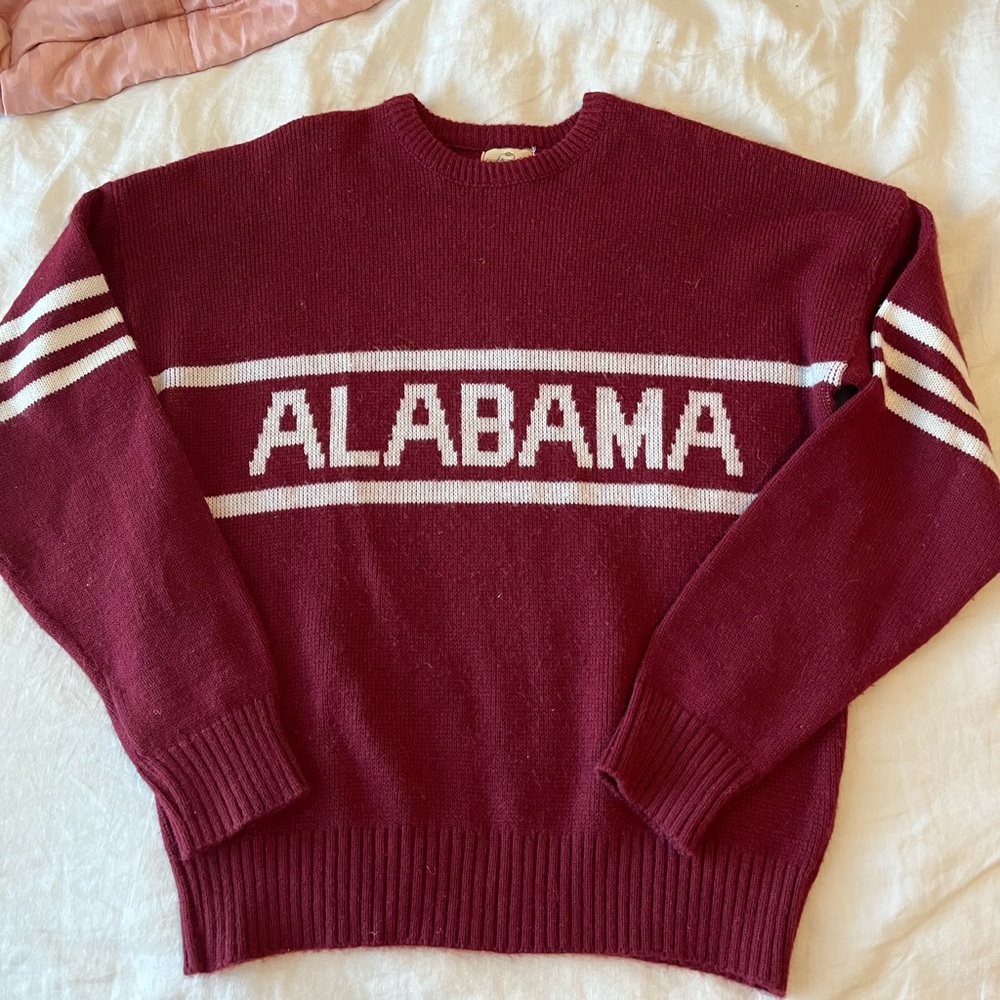 Vintage Alabama College preppy sweater size L